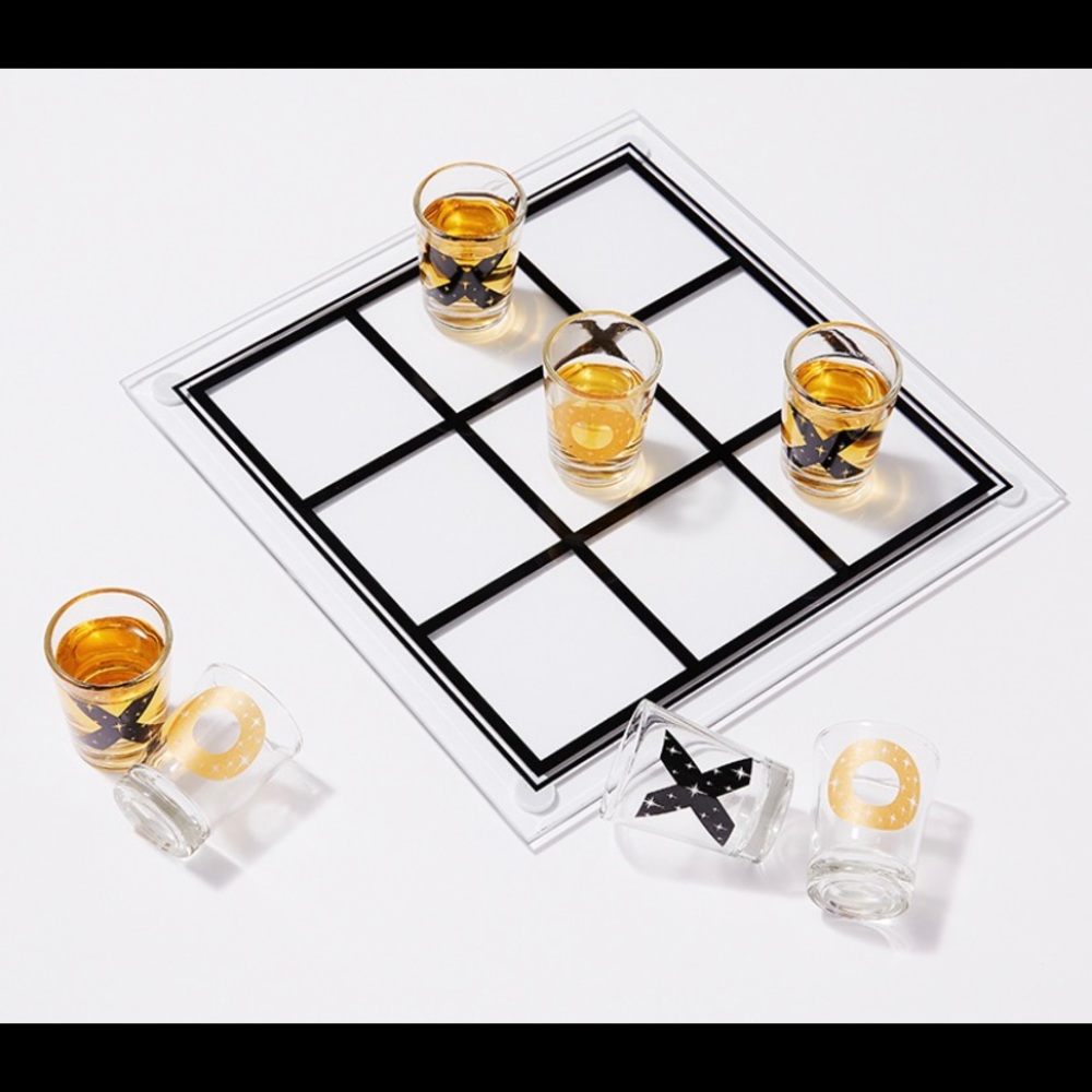 Drink tac toe shots game